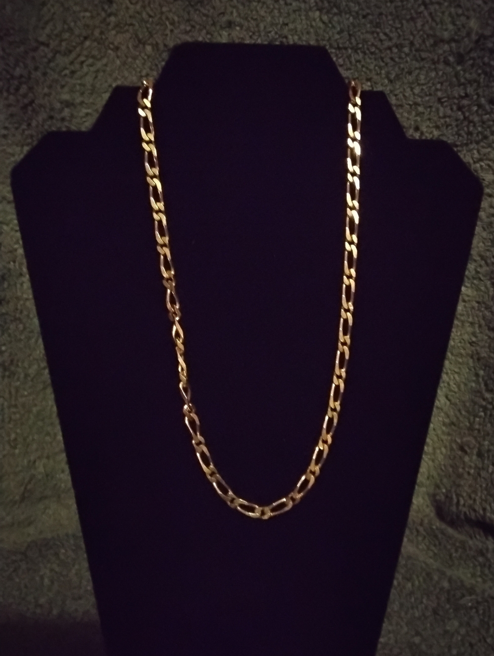 Monet Figaro Goldtone 30 In